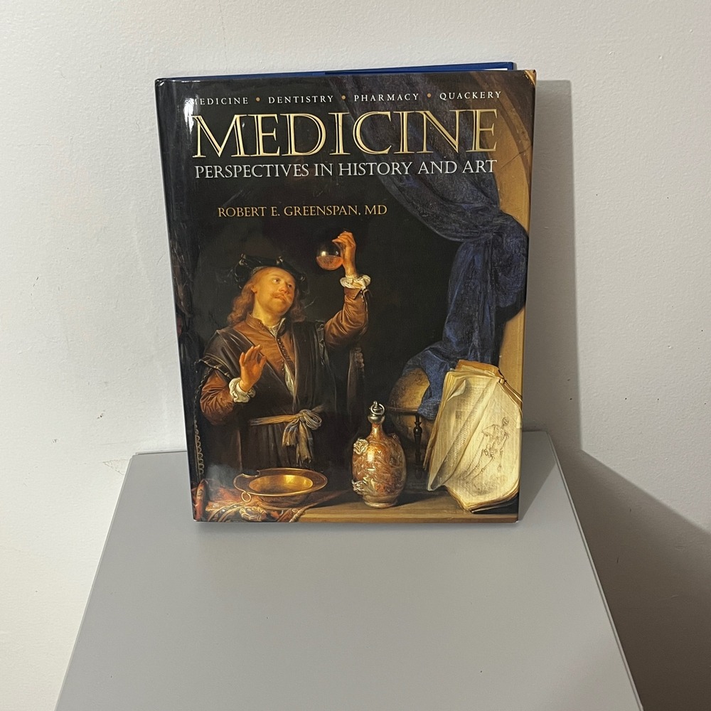 Ponteverde Press Medicine History and Art Book  Blue Illustrated Hardcover‎